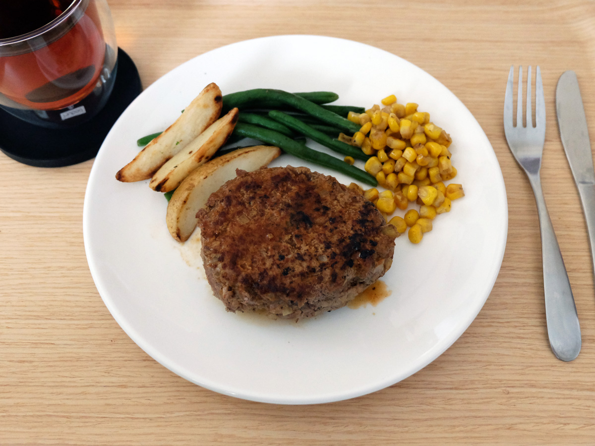 手作りハンバーグ 0.5ポンド(2017年7月)