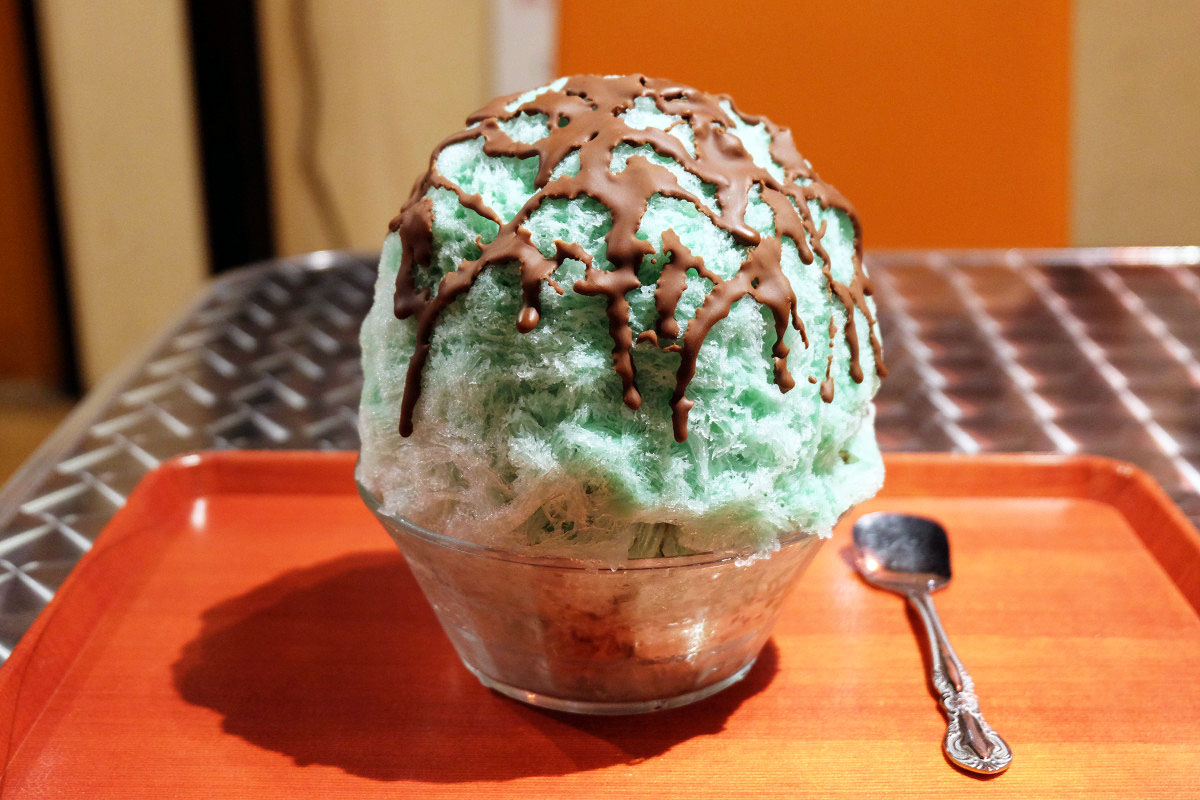 チョコミント(かき氷喫茶 バンパク)