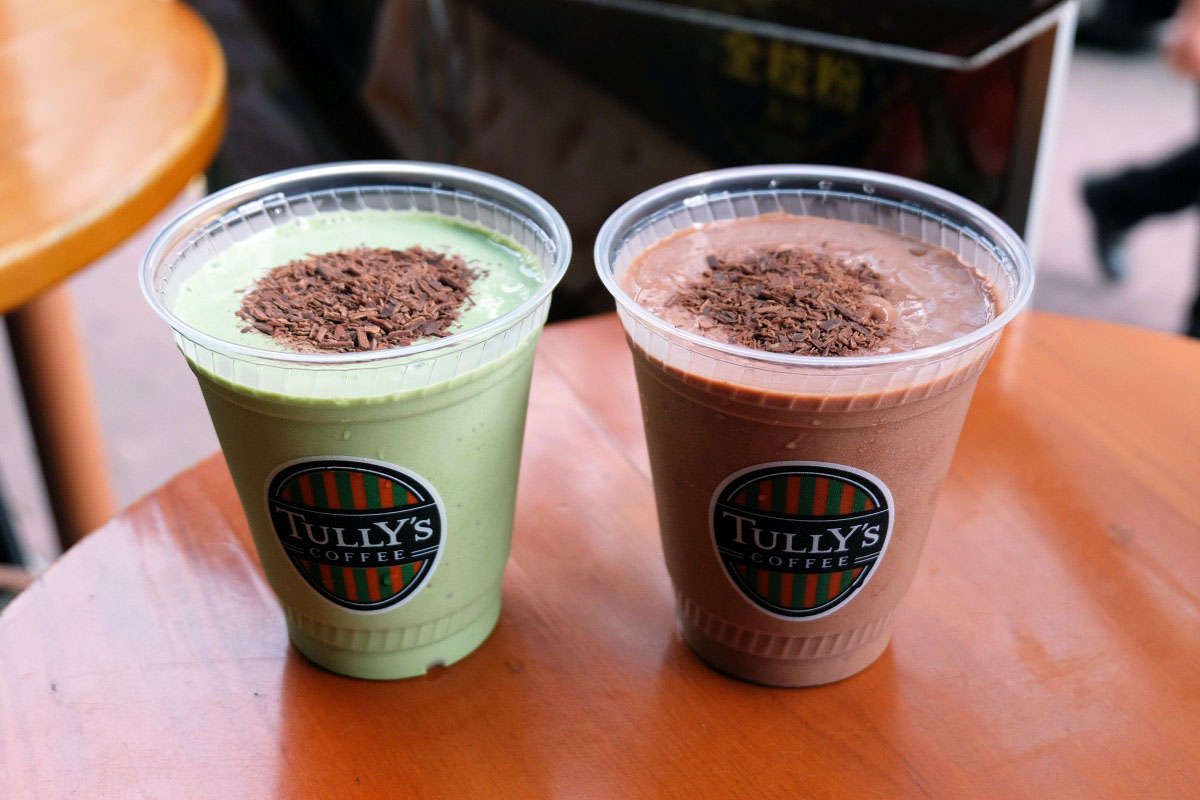 抹茶リスタとチョコリスタ