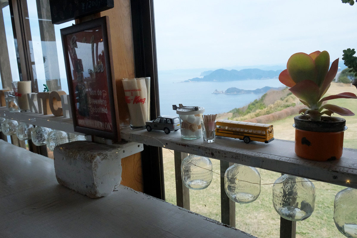 店内からの眺め