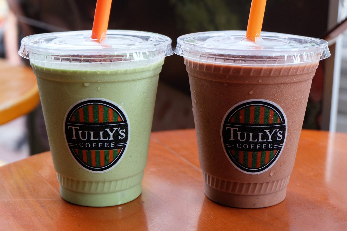 抹茶リスタ(左)とチョコリスタ(右)