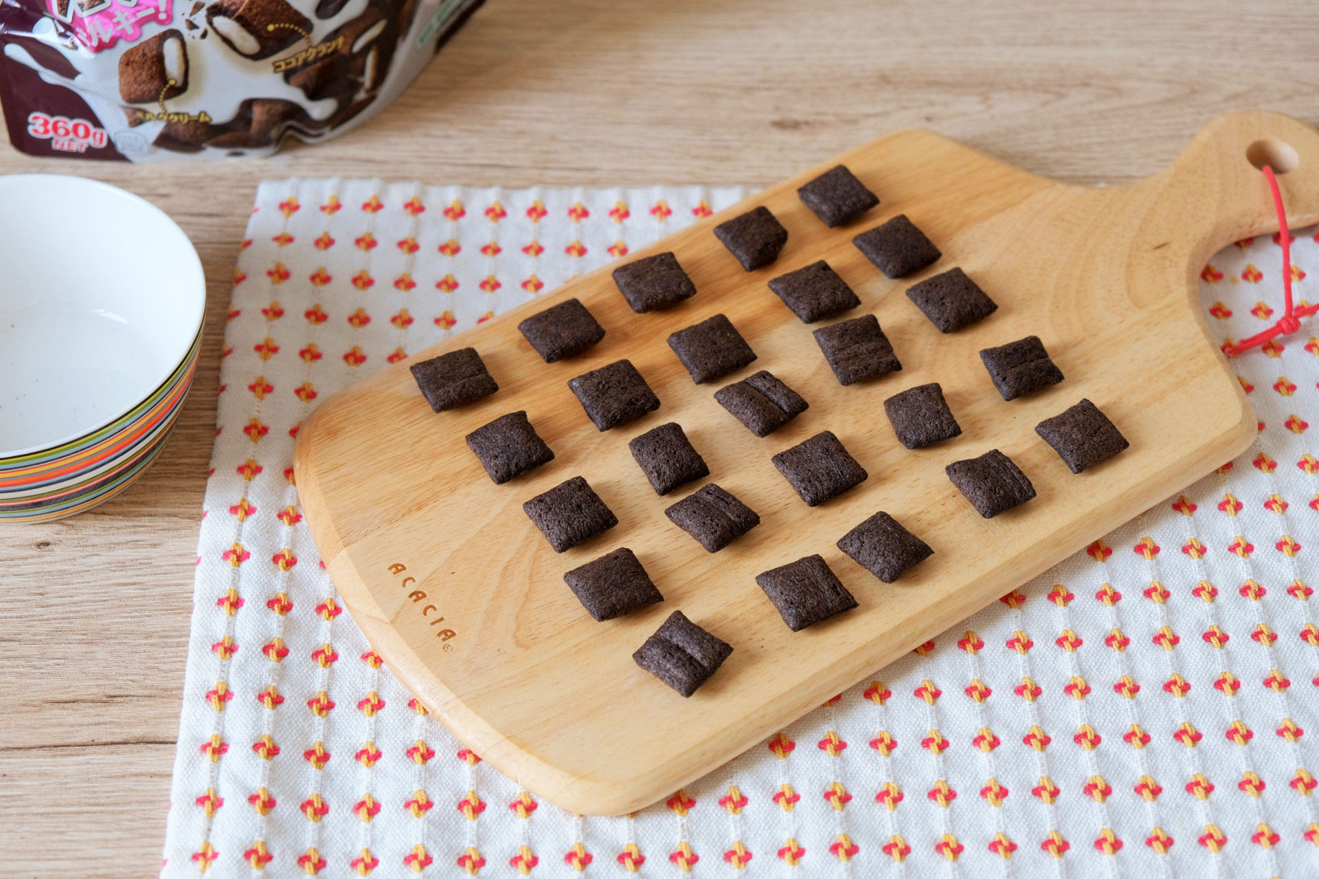 ハーシーチョコビッツ1食分は25個