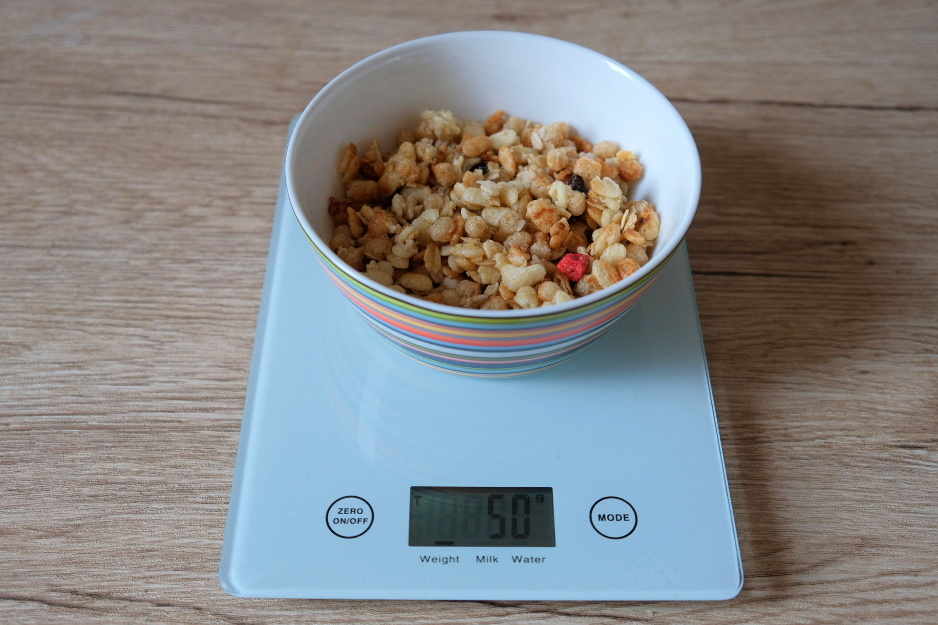 1食分のフルグラ50グラム