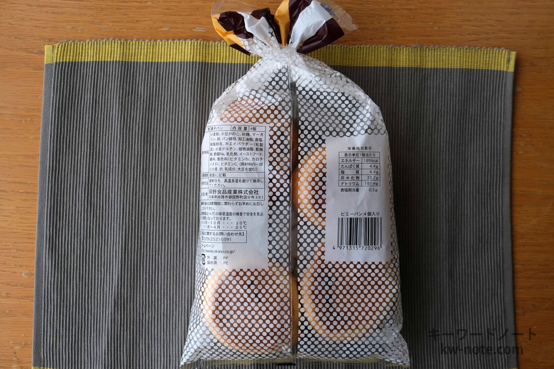 パッケージ裏面