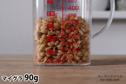マイグラ90gの分量