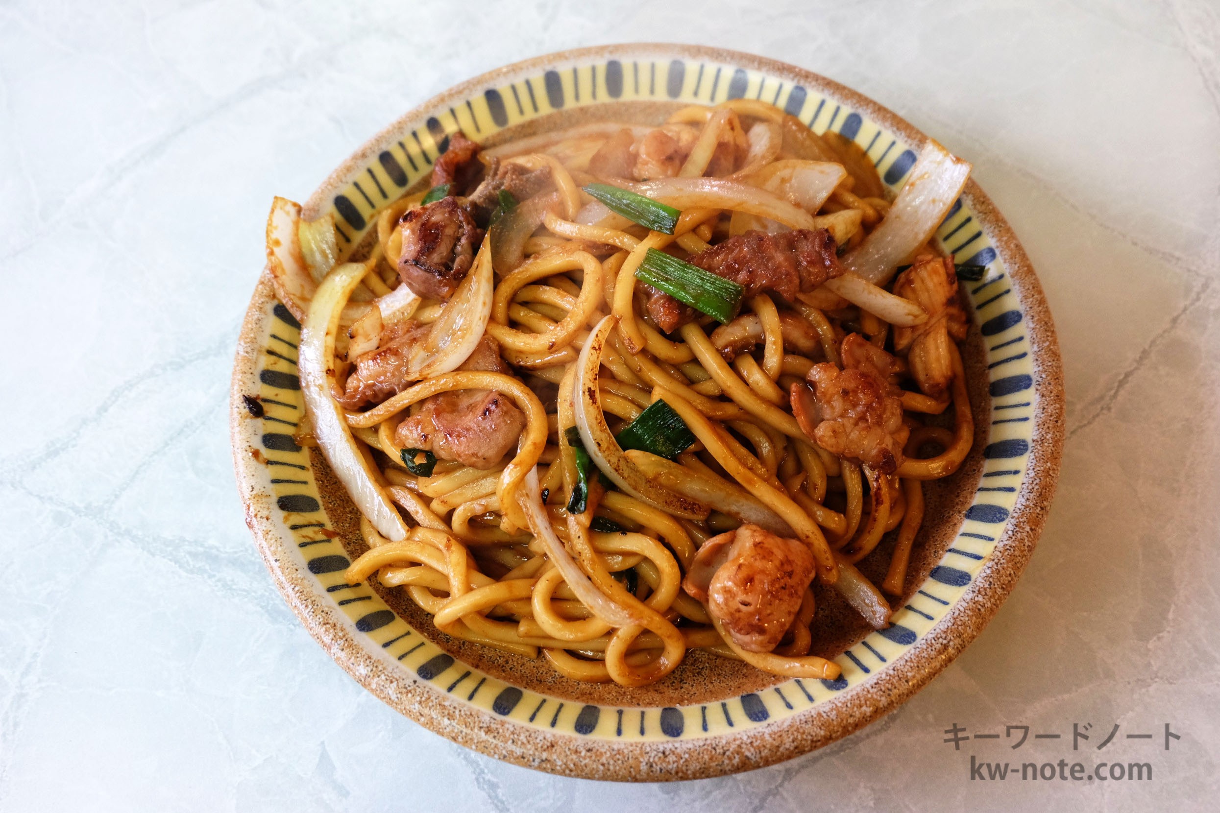 ホルモンうどん