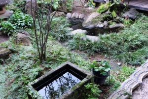 中庭の日本庭園