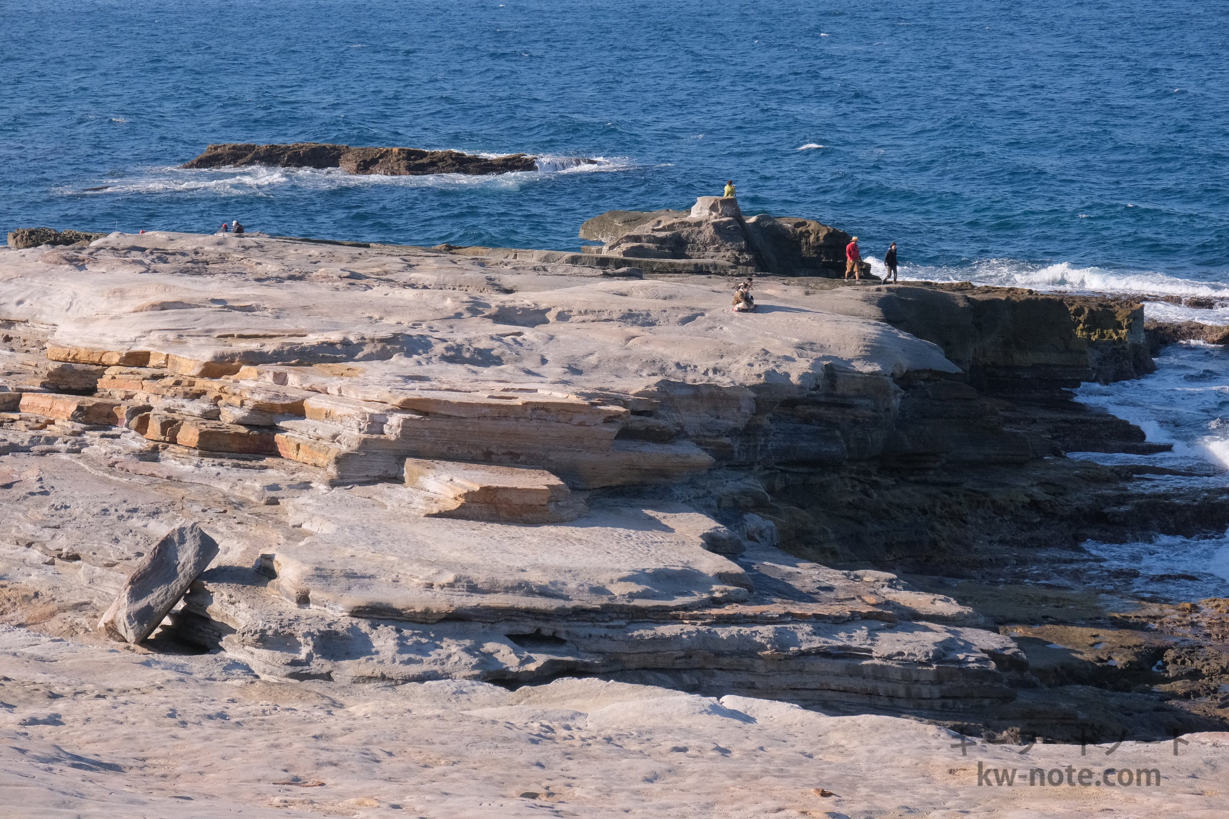 人と岩のスケール感目安