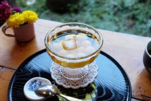 上から見たかんざらし