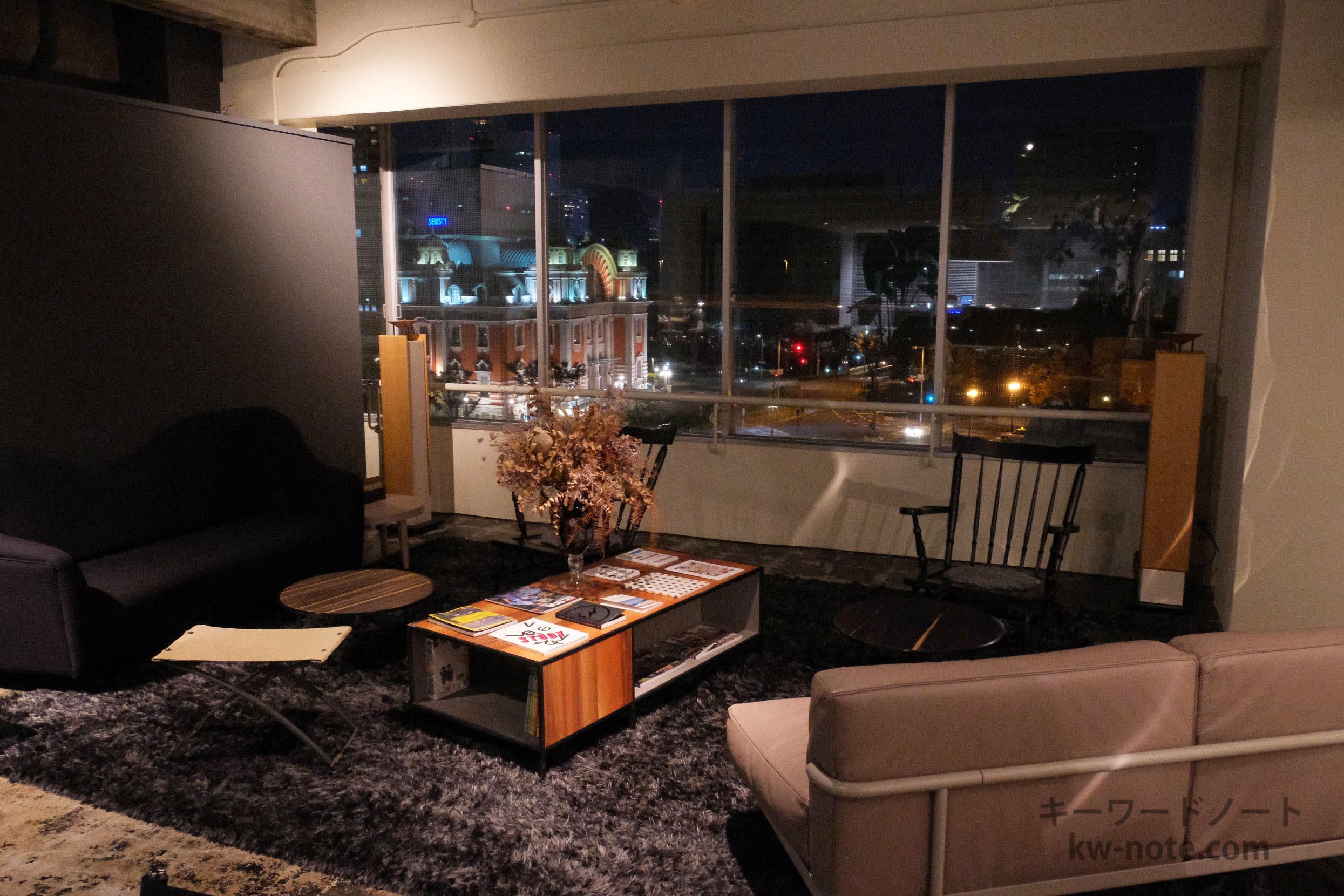 ラウンジからの夜景