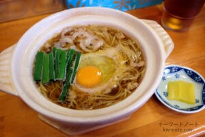 鍋焼きラーメン千秋