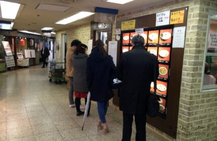 店舗周辺、地下街の様子