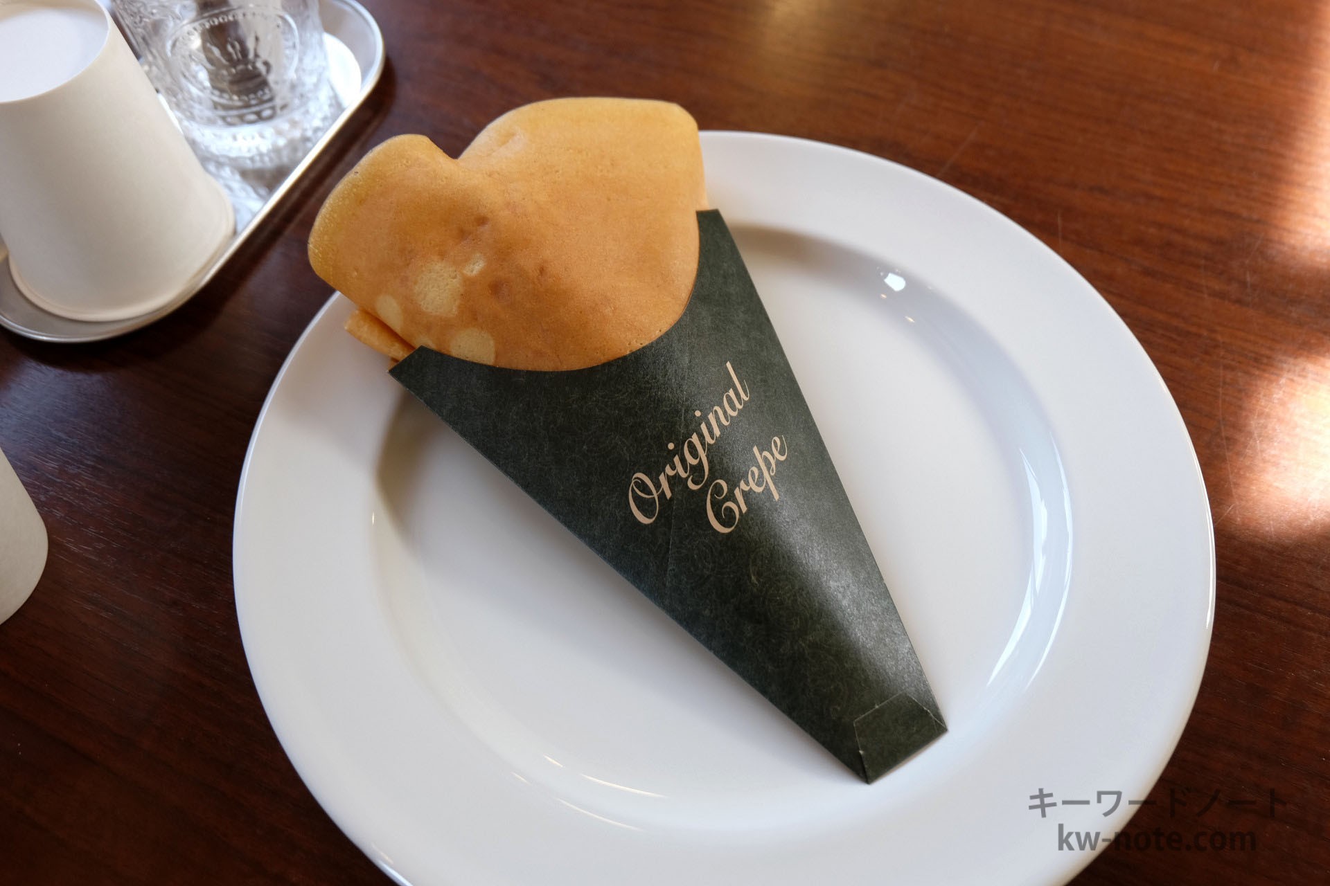 クレープ 粒あん・バター