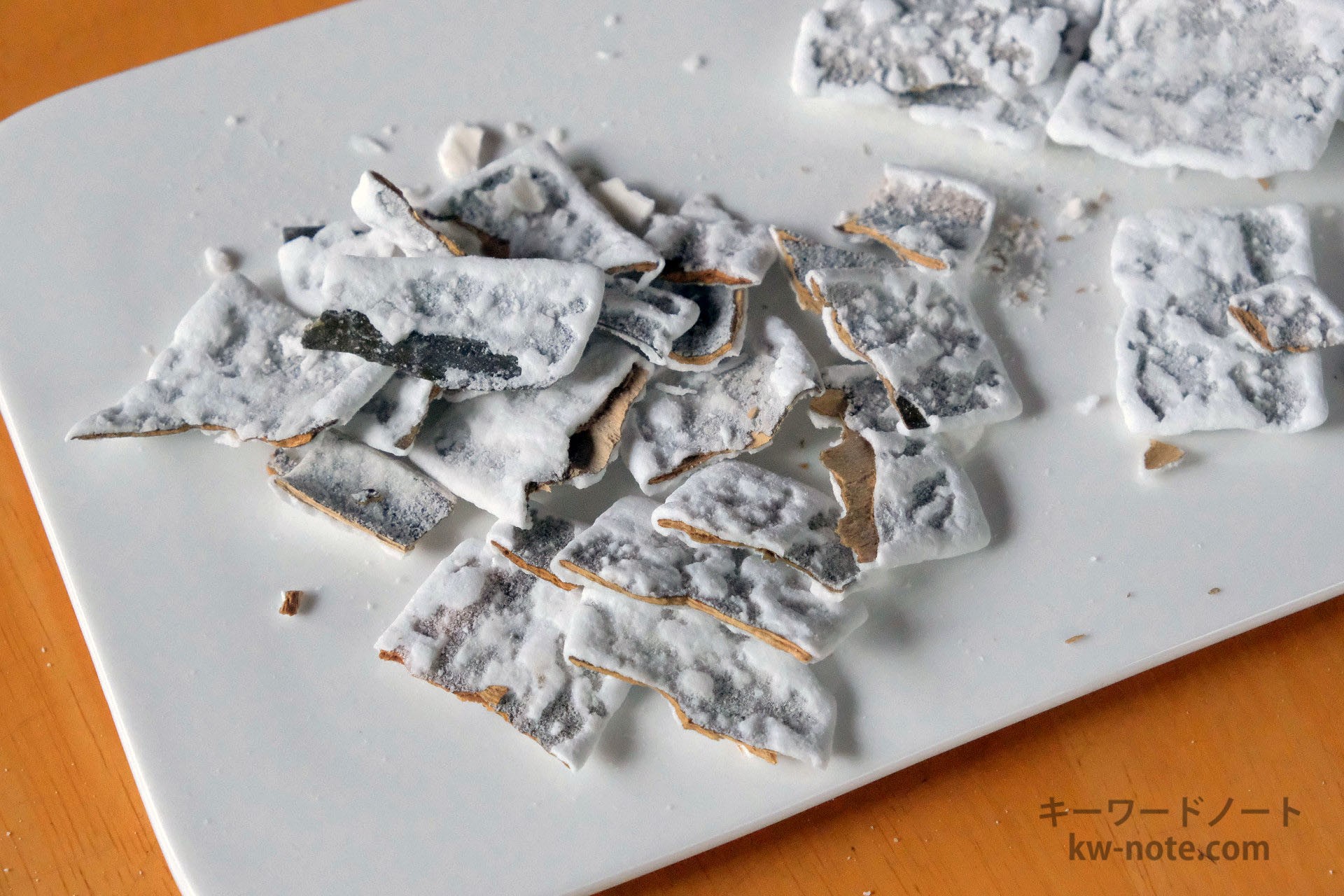 雪がわらの断面