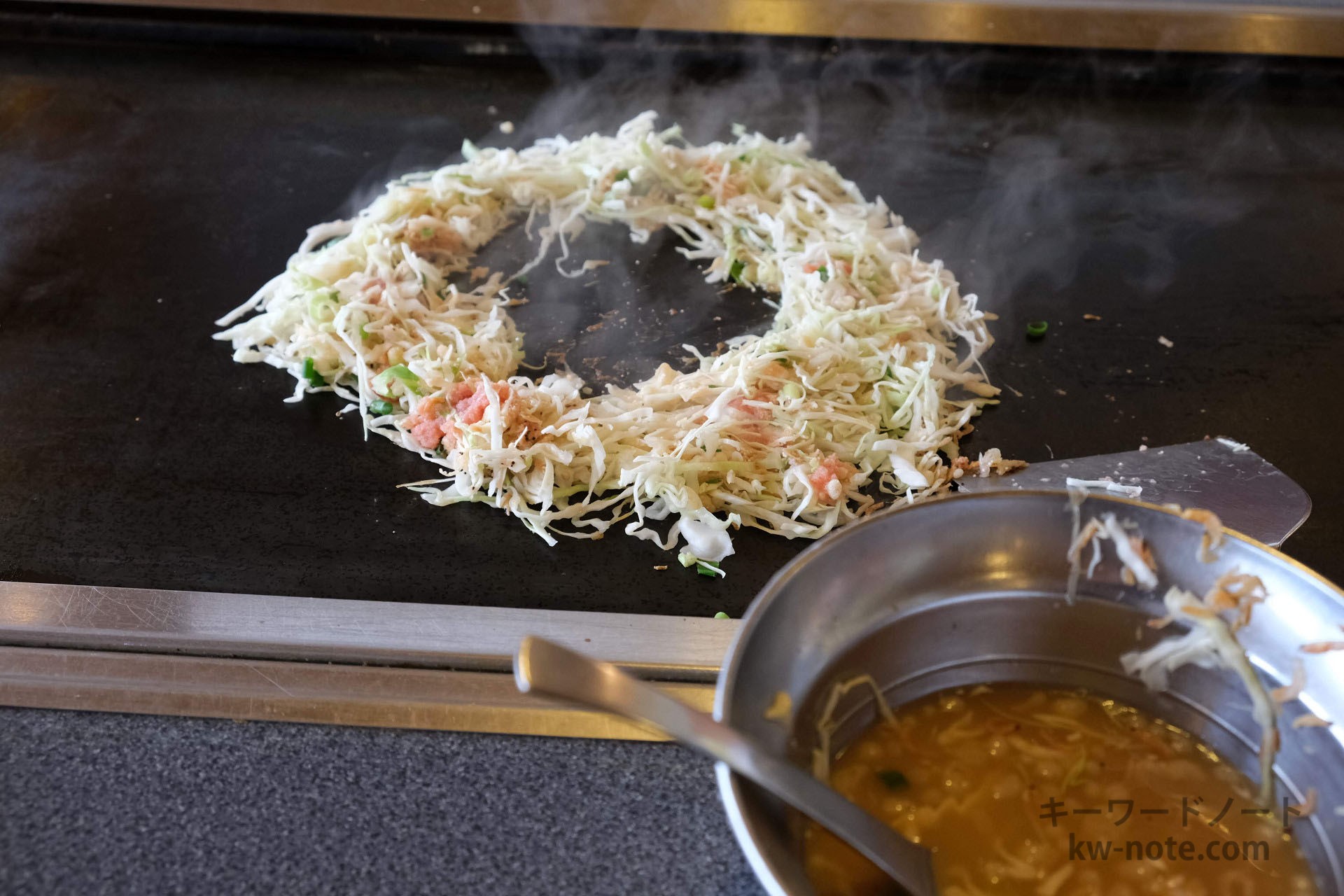 もんじゃの土手