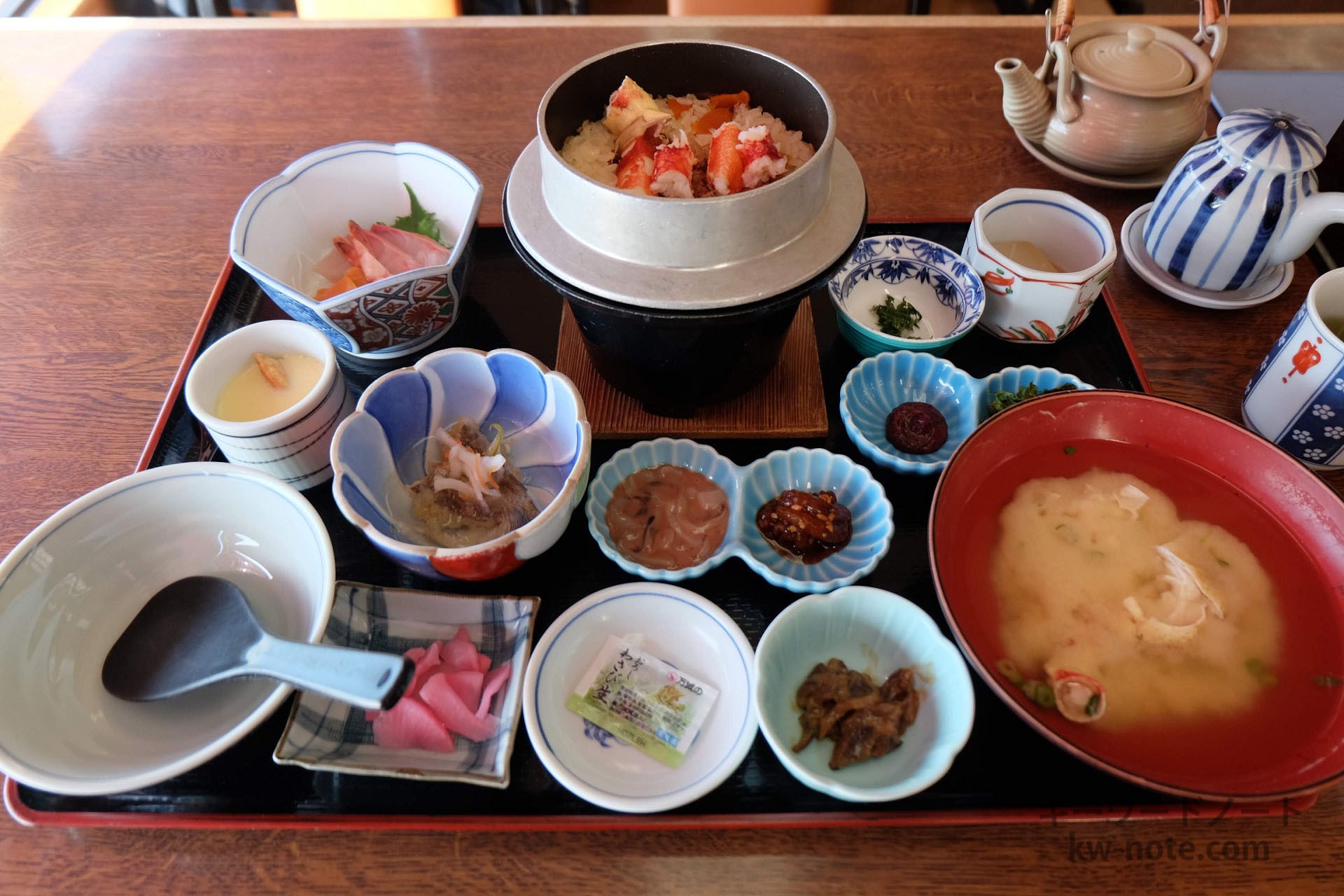 高足ガニ釜めし定食