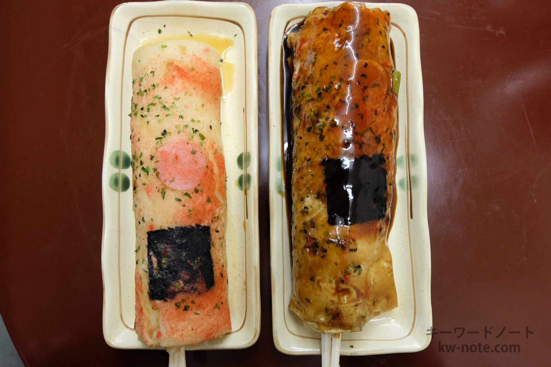 上から見たどんどん焼き