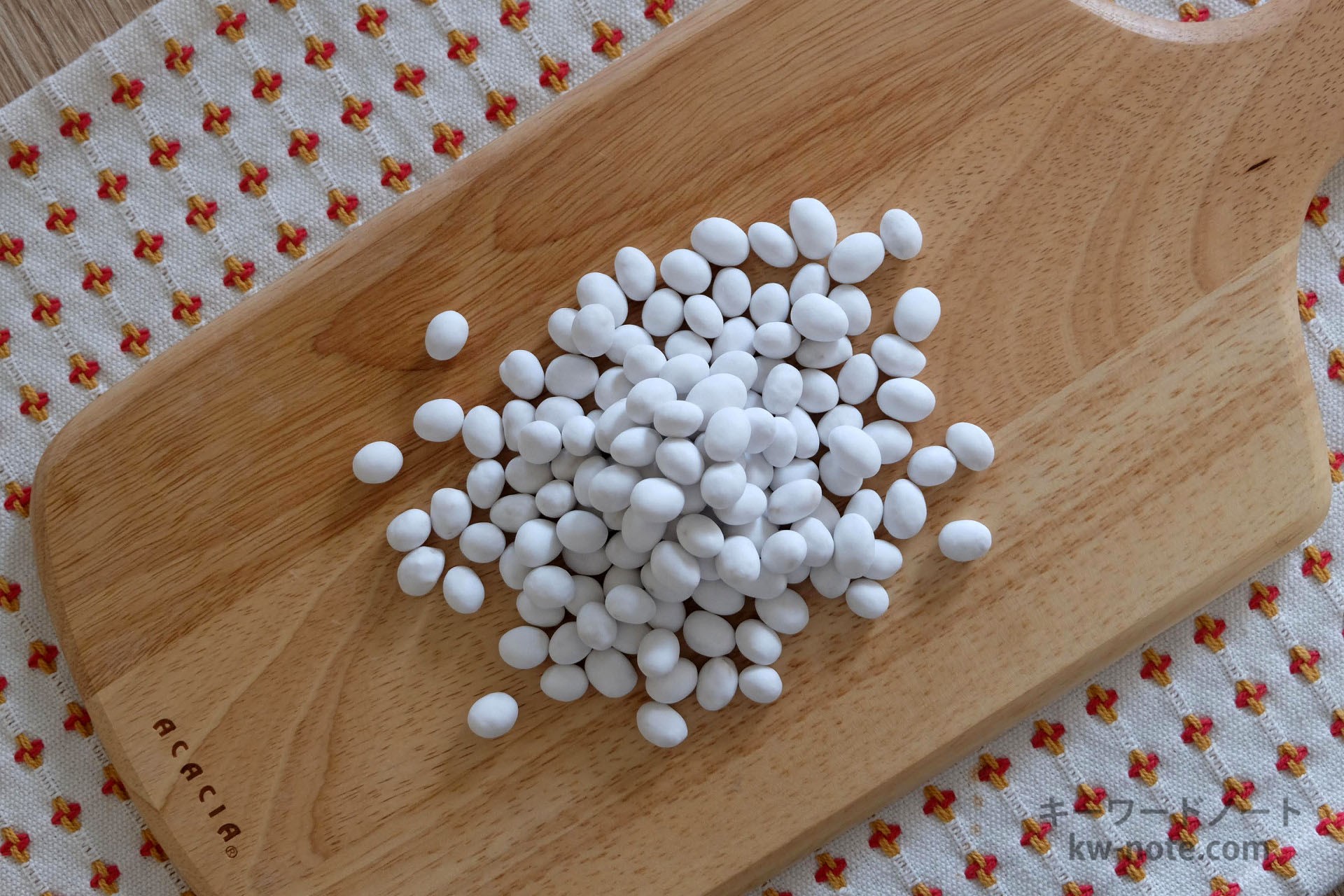 上から見た諏訪湖豆