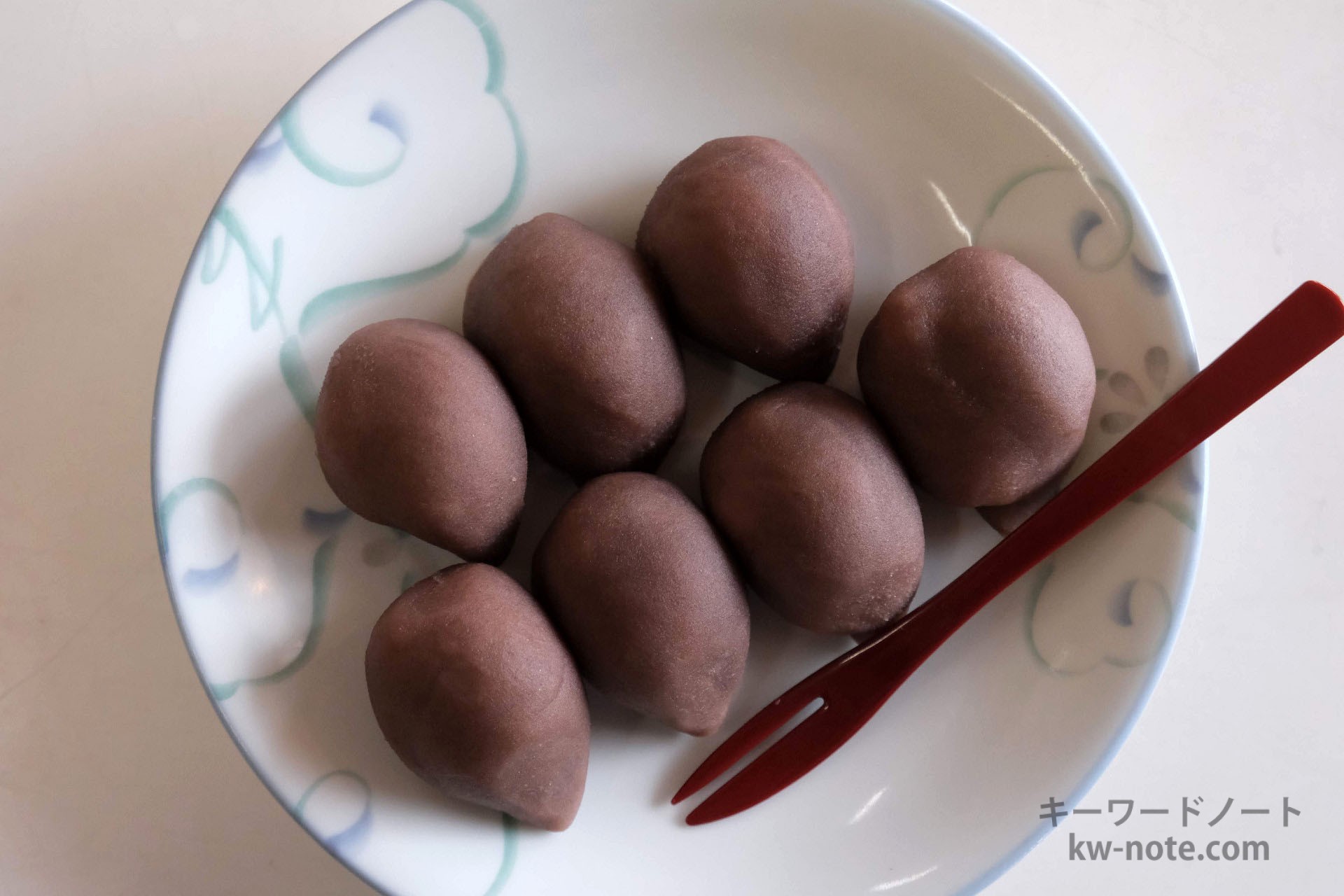 上から見た力餅