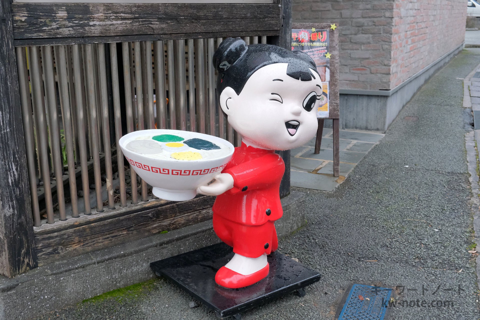 味千のマスコットキャラ「チイちゃん」